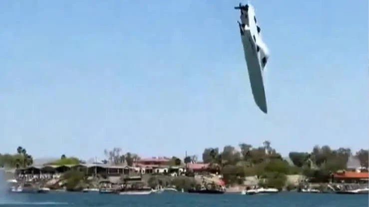 Terrifying Crash on Lake Havasu as Speedboat Flips During Record Attempt