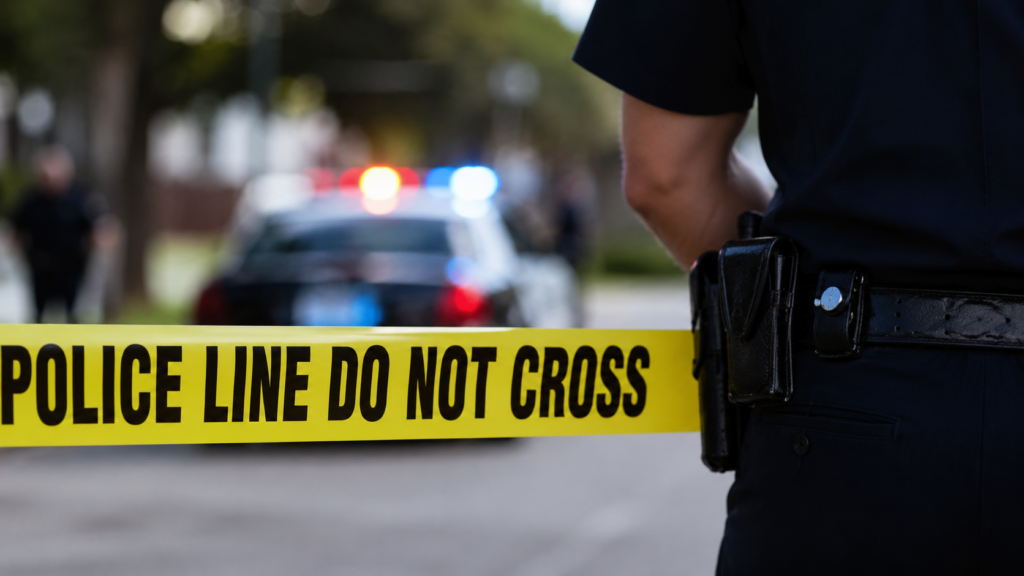 Police arrest scene related to dumb criminal mistakes
