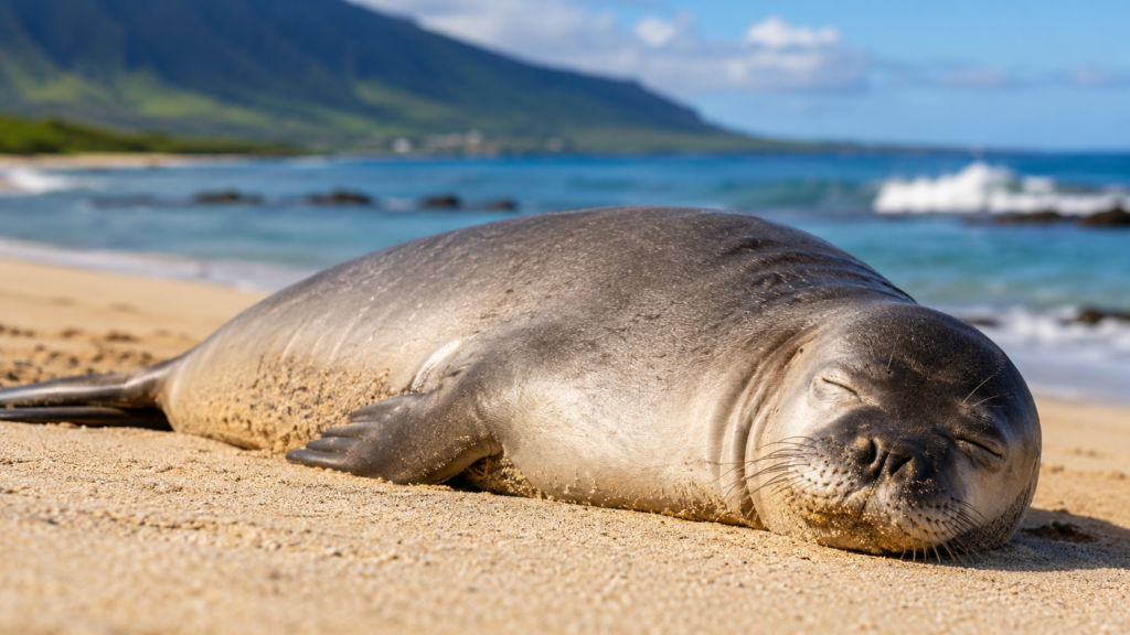 rich tourist attacks endangered seal